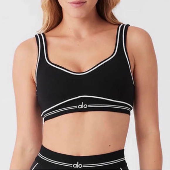 ALO Airbrush Heart Throb Bra NWT size large - Picture 1 of 9